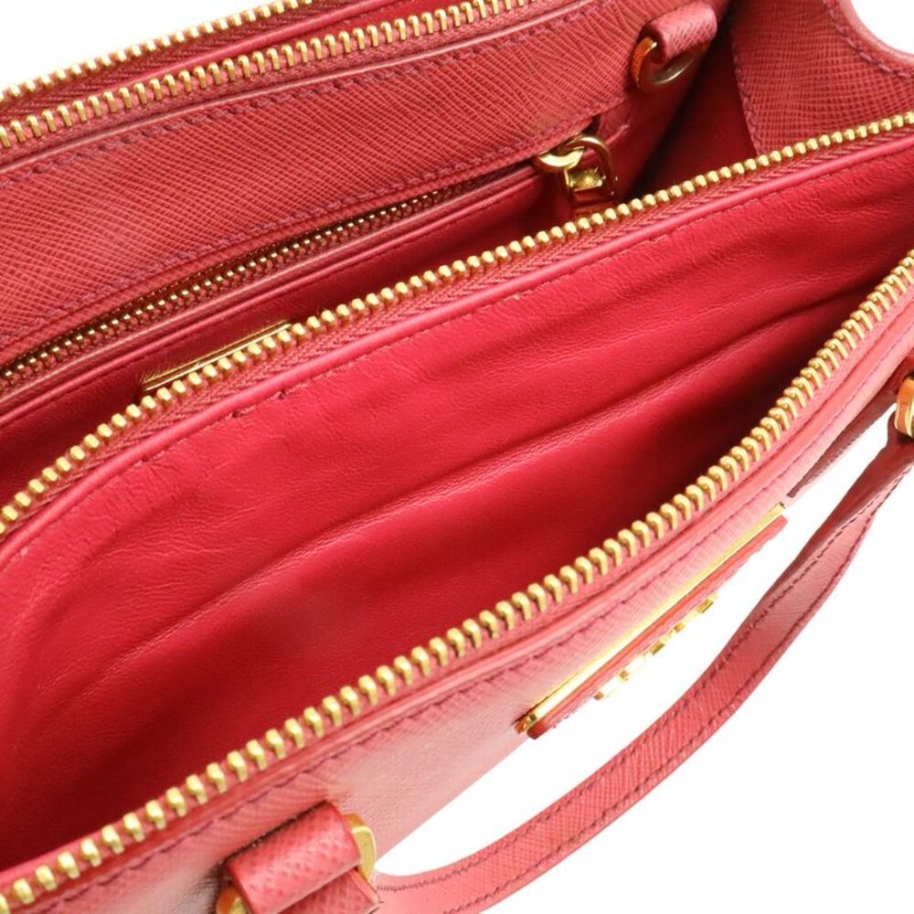 Prada Galliera Triangle Logo Handbag Mini Bag 2-Way Shoulder Bag Crossbody - Picture 9 of 9